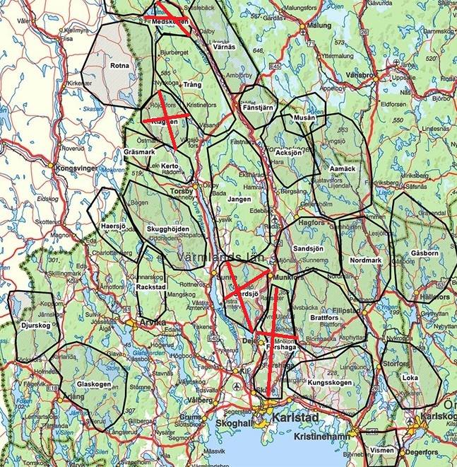Karta Varmland
